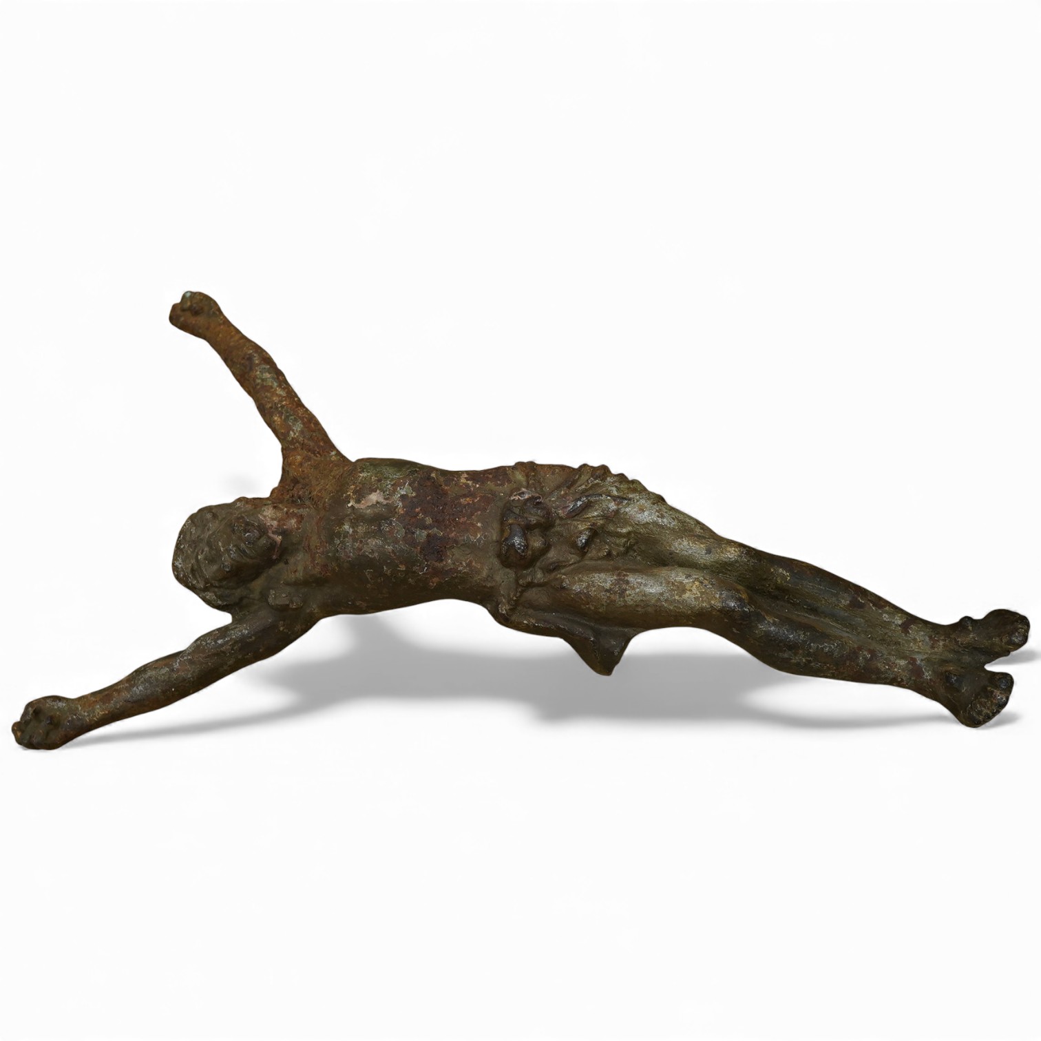 A cast iron Corpus Christi, 45cm